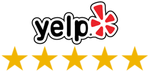 5 Stars on Yelp