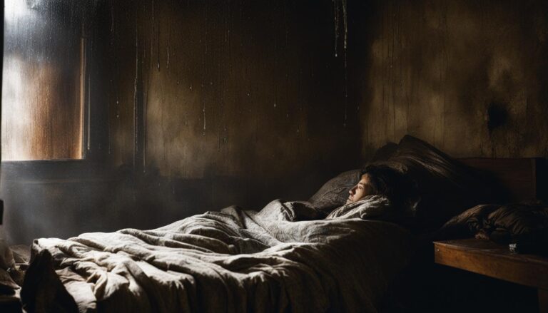 Is it safe to sleep in house with water damage?